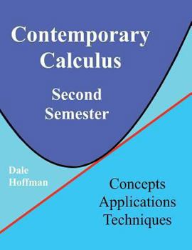 Paperback Contemporary Calculus Second Semester Book