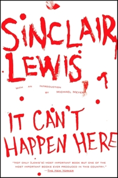 Paperback It Can't Happen Here Book