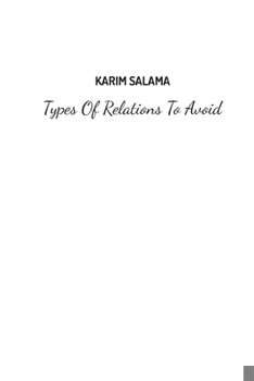 Paperback Types Of Relations To Avoid Book