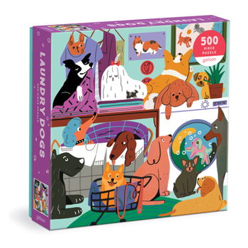 Misc. Laundry Dogs 500 Piece Puzzle Book