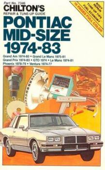 Paperback Pontiac Mid Size 1974-83 Book