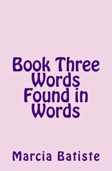 Paperback Book Three Words Found in Words Book