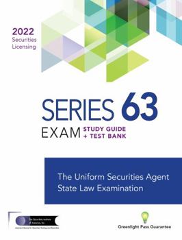Paperback SERIES 63 EXAM STUDY GUIDE 2022 + TEST BANK Book