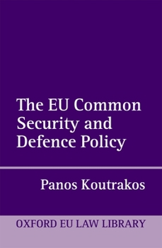 Hardcover EU Common Security & Defence Pol Oeull C Book