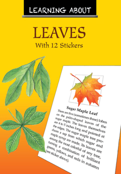 Hardcover Learning about Leaves: With 12 Stickers Book