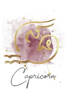 Paperback Capricorn: Zodiac Star Sign Astrology Notebook (6x9) Book