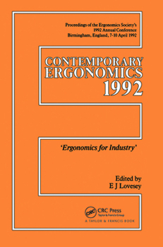 Paperback Contemporary Ergonomics: Ergonomics For Industry Book