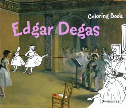 Paperback Edgar Degas: Coloring Book