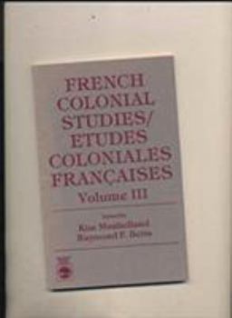 Paperback French Colonial Studies Book