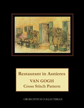 Paperback Restaurant in Asnieres: Van Gogh Cross Stitch Pattern Book