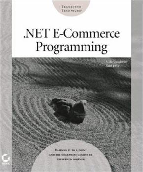 Paperback .Net E Commerce Programming with CDROM Book