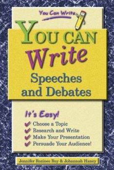 Library Binding You Can Write Speeches and Debates Book
