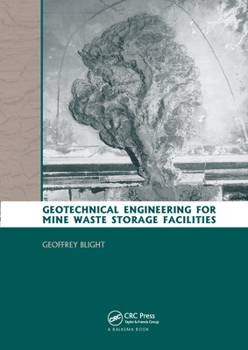 Paperback Geotechnical Engineering for Mine Waste Storage Facilities Book