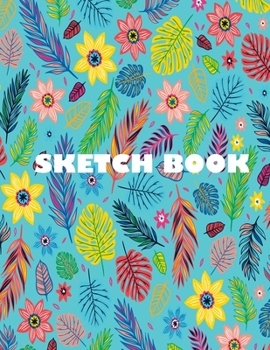 Paperback sketch book for girls Notebook for Drawing, Writing, Painting, Sketching or Doodling 8.5*11 Book