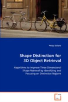 Paperback Shape Distinction for 3D Object Retrieval Book