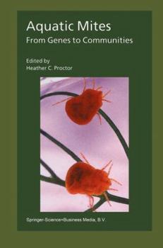 Paperback Aquatic Mites from Genes to Communities Book