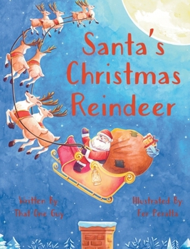 Hardcover Santa's Christmas Reindeer Book