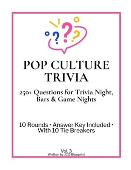 Paperback Pop Culture Trivia: 250+ Questions for Trivia Night, Bars & Game Nights Book