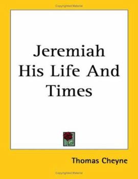 Paperback Jeremiah His Life And Times Book