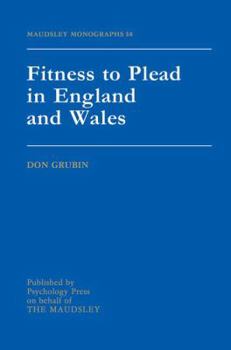 Paperback Fitness to Plead in England and Wales Book