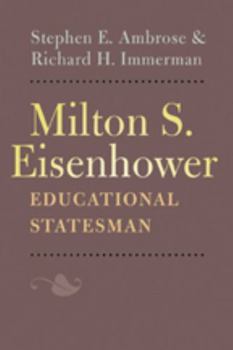 Paperback Milton S. Eisenhower, Educational Statesman Book