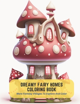 Dreamy Fairy Homes Coloring Book: More Fantasy Villages To Explore And Color
