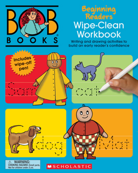 Paperback Bob Books - Wipe-Clean Workbook: Beginning Readers Phonics, Ages 4 and Up, Kindergarten (Stage 1: Starting to Read) Book