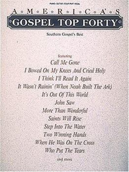 Paperback America's Gospel Top Forty Piano, Vocal and Guitar Chords Book
