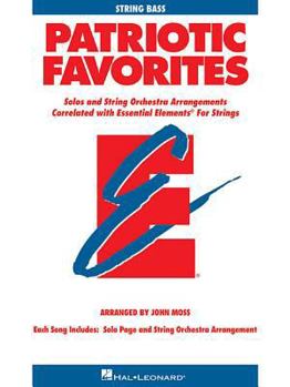 Paperback Patriotic Favorites for Strings: String Bass Book
