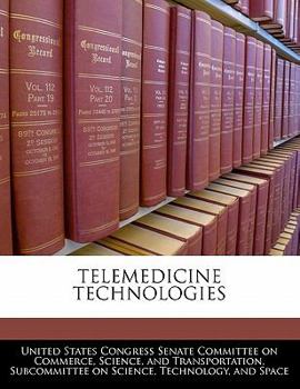 Paperback Telemedicine Technologies Book