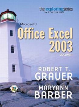 Paperback Exploring Microsoft Excel 2003 Volume 1 Book