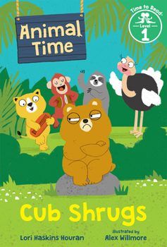 Paperback Cub Shrugs (Animal Time: Time to Read, Level 1) Book