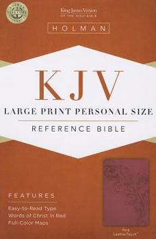 Imitation Leather Large Print Personal Size Reference Bible-KJV [Large Print] Book
