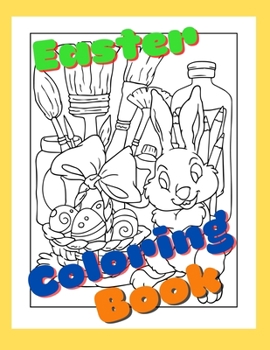 Paperback Easter Coloring Book: For kids ages 4-8 Book