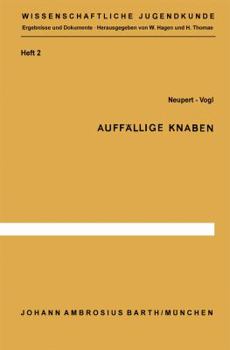 Paperback Auffällige Knaben: Längsschnittstudien [German] Book