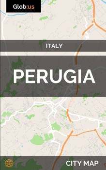 Paperback Perugia, Italy - City Map Book