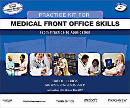 Paperback Practice Kit for Medical Front Office Skills with Medisoft Version 16 and Practice Partner V 9.3.2 Book