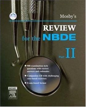 Paperback Mosby's Review for the NBDE, Part II [With CDROM] Book