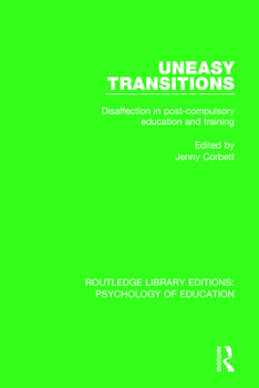 Paperback Uneasy Transitions: Disaffection in Post-Compulsory Education and Training Book