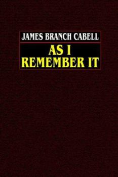 Paperback As I Remember It Book