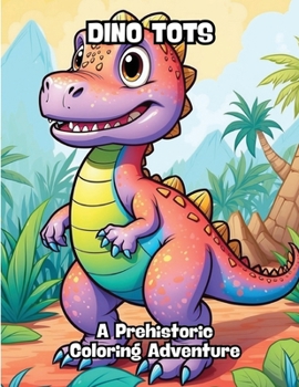 Paperback Dino Tots: A Prehistoric Coloring Adventure Book