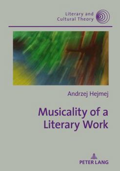 Hardcover Musicality of a Literary Work Book