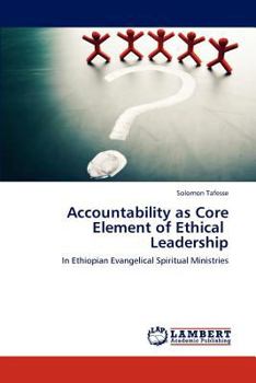 Paperback Accountability as Core Element of Ethical Leadership Book