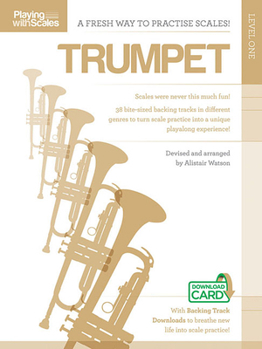 Paperback Playing with Scales: Trumpet Book