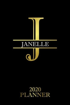 Janelle: 2020 Planner - Personalised Name Organizer - Plan Days, Set Goals & Get Stuff Done (6x9, 175 Pages) (Creative Planners For Gift)