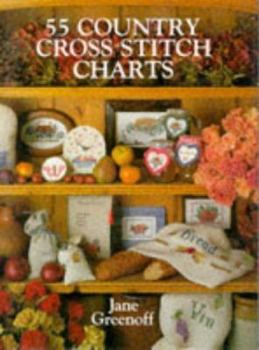Hardcover Fifty-Five Country Cross Stitch Charts Book