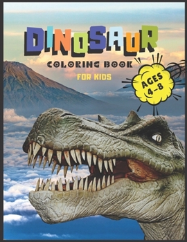 Dinosaur Coloring Book for kids ages 4-8