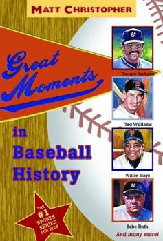 Paperback Great Moments in Baseball History Book