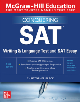 Paperback McGraw-Hill Education Conquering the SAT Writing and Language Test and SAT Essay, Third Edition Book