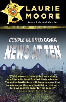 Hardcover Couple Gunned Down -- News at Ten [Large Print] Book